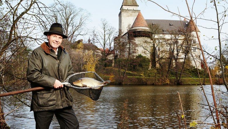 Karpfen im Teich, © Waldviertel Tourismus/Thomas Topf